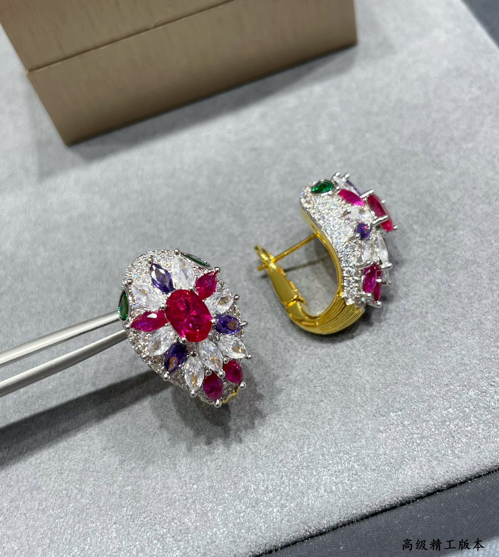 b*l*ai Di*m*nd princess snake earrings