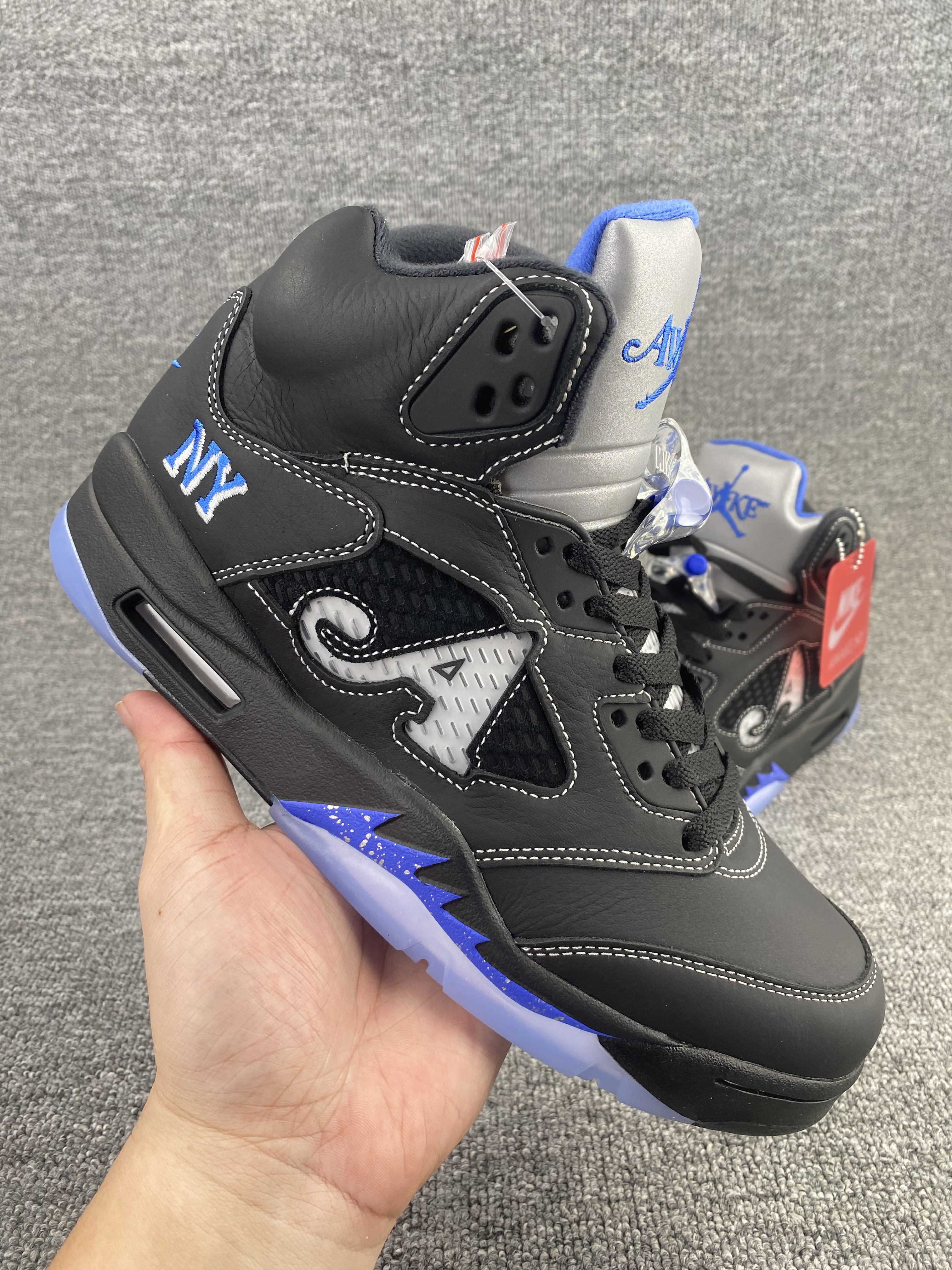 UA Jordan 5 Retro Awake NY Black