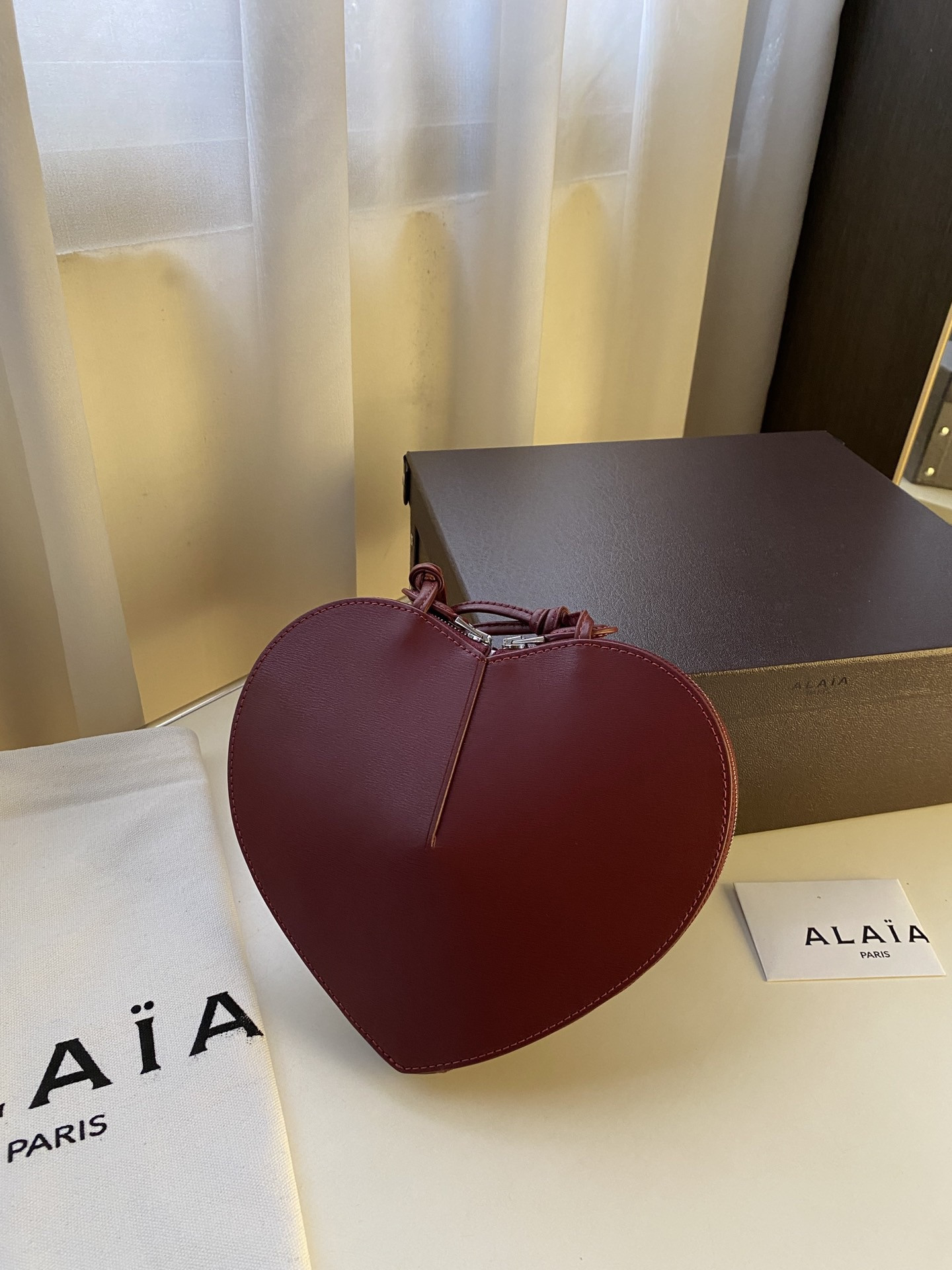 ALAÏA Le Coeur Heart Bag 18.5x20.5x5cm