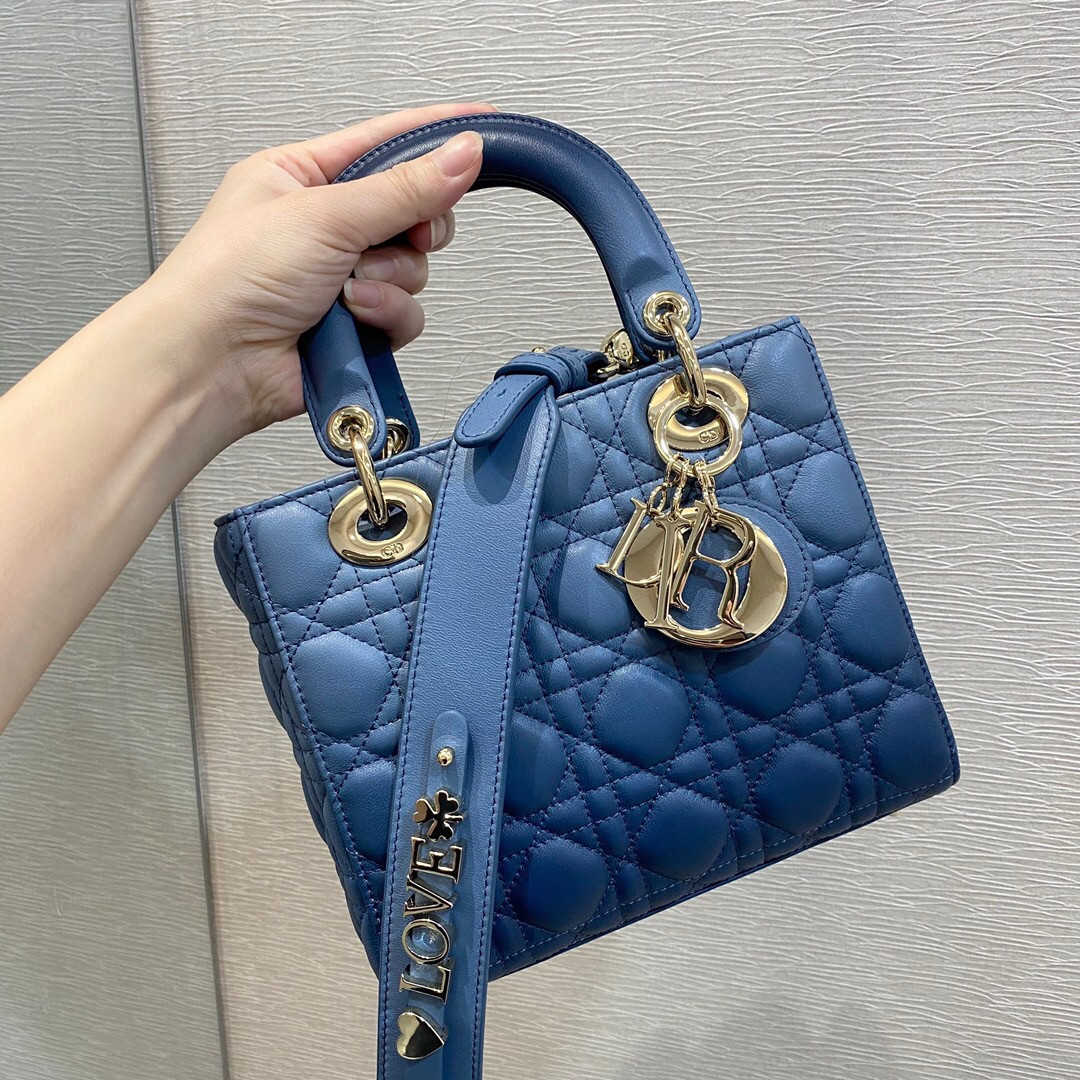 small lady D*or bag 8 x 6.5 x 3 inches