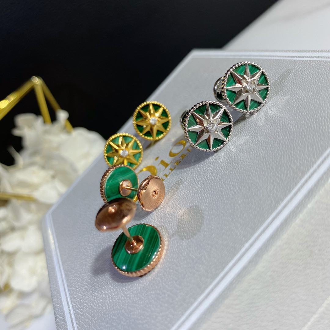 D*or compass stud earrings