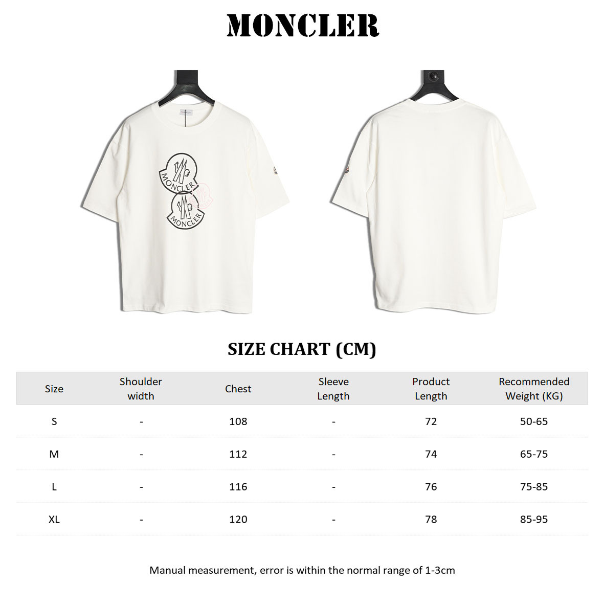 Moncler Short-sleeved T-shirt