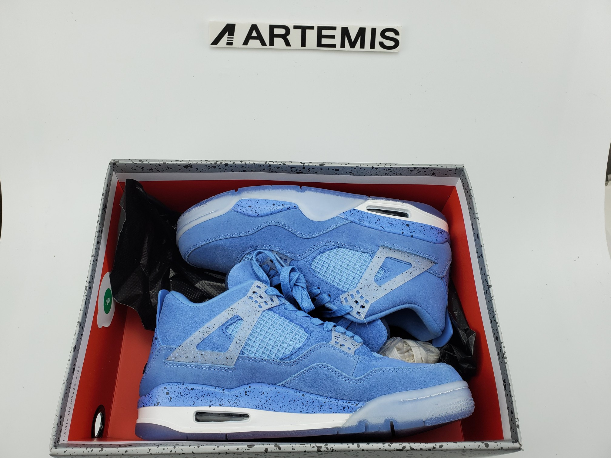 Air Jordan 4 Retro UNC 2019 PE Sky Blue