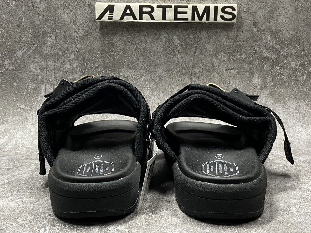 Visvim Christo Black Slipper Sandal