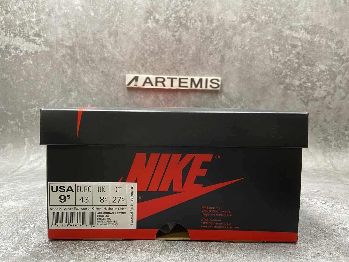 Air Jordan 1 Retro High Metallic Red