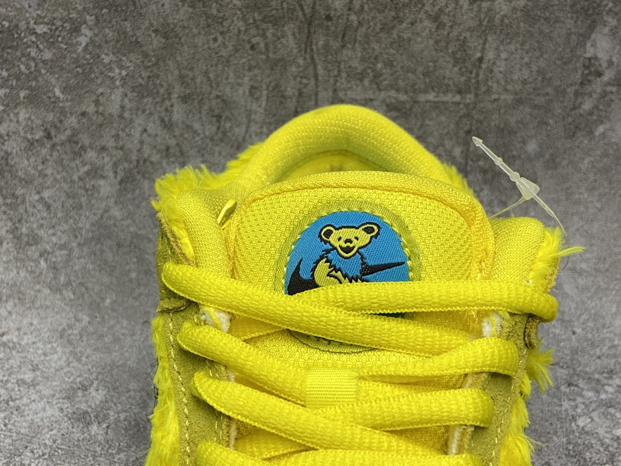 Nike SB Dunk Low Grateful Dead Bears Yellow For Toddler And Youth