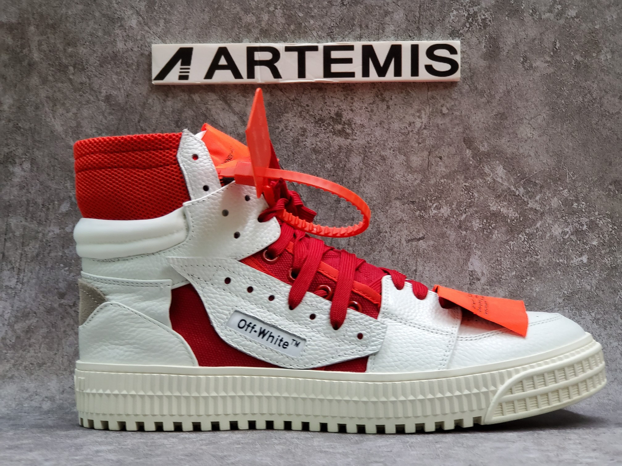OFF-WHITE Off-Court 3.0 High Red White