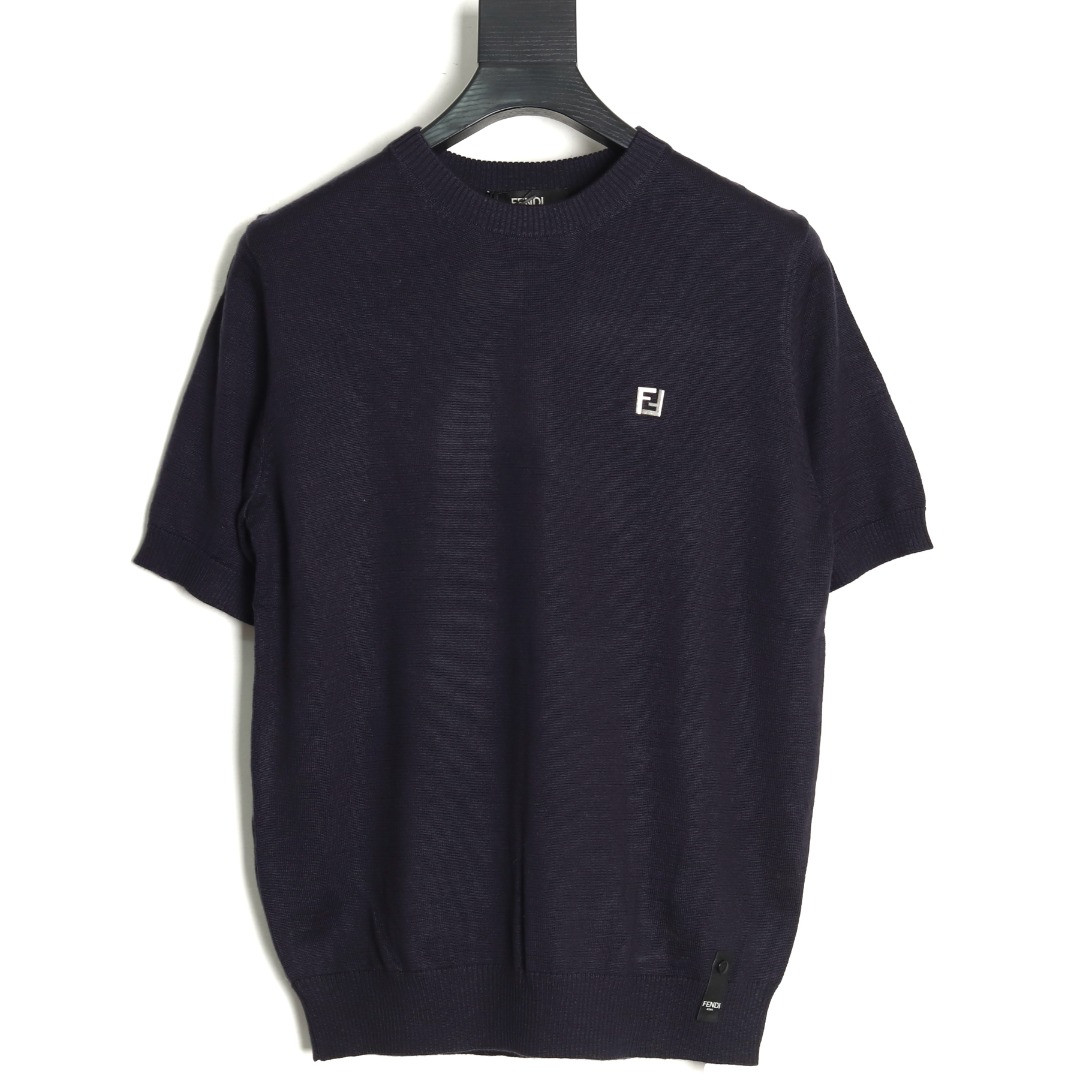 F**di fd knitting short-sleeved