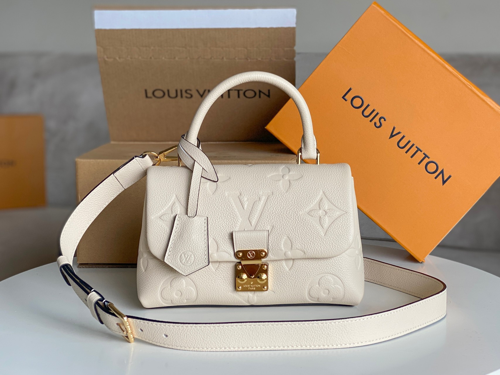 LV MADELEINE BB M46008 9.4 x 6.7 x 3.3 inches