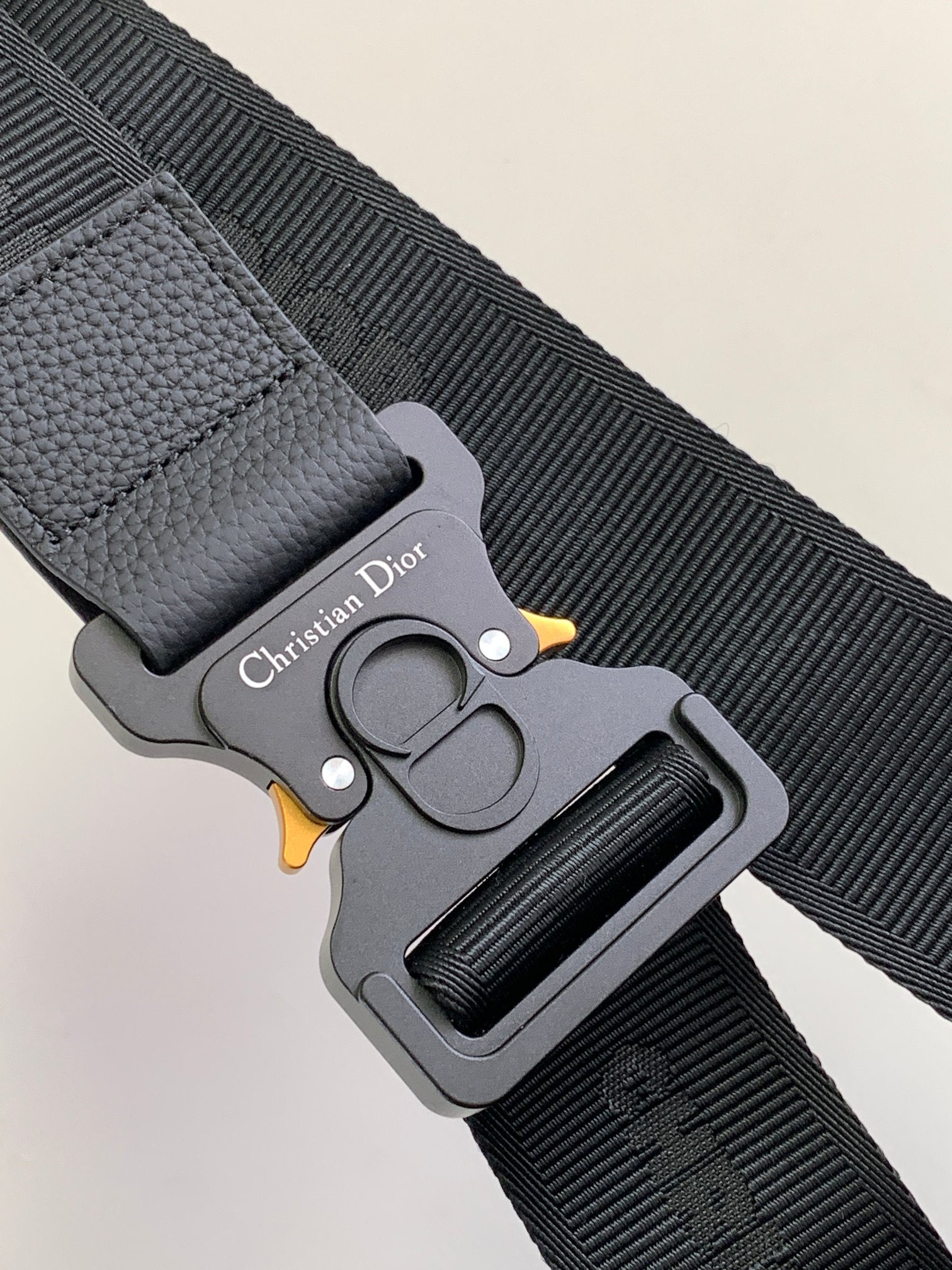 D*or saddle bag beige and black D*or oblique jacquard 26 x 19 x 4.5 cm