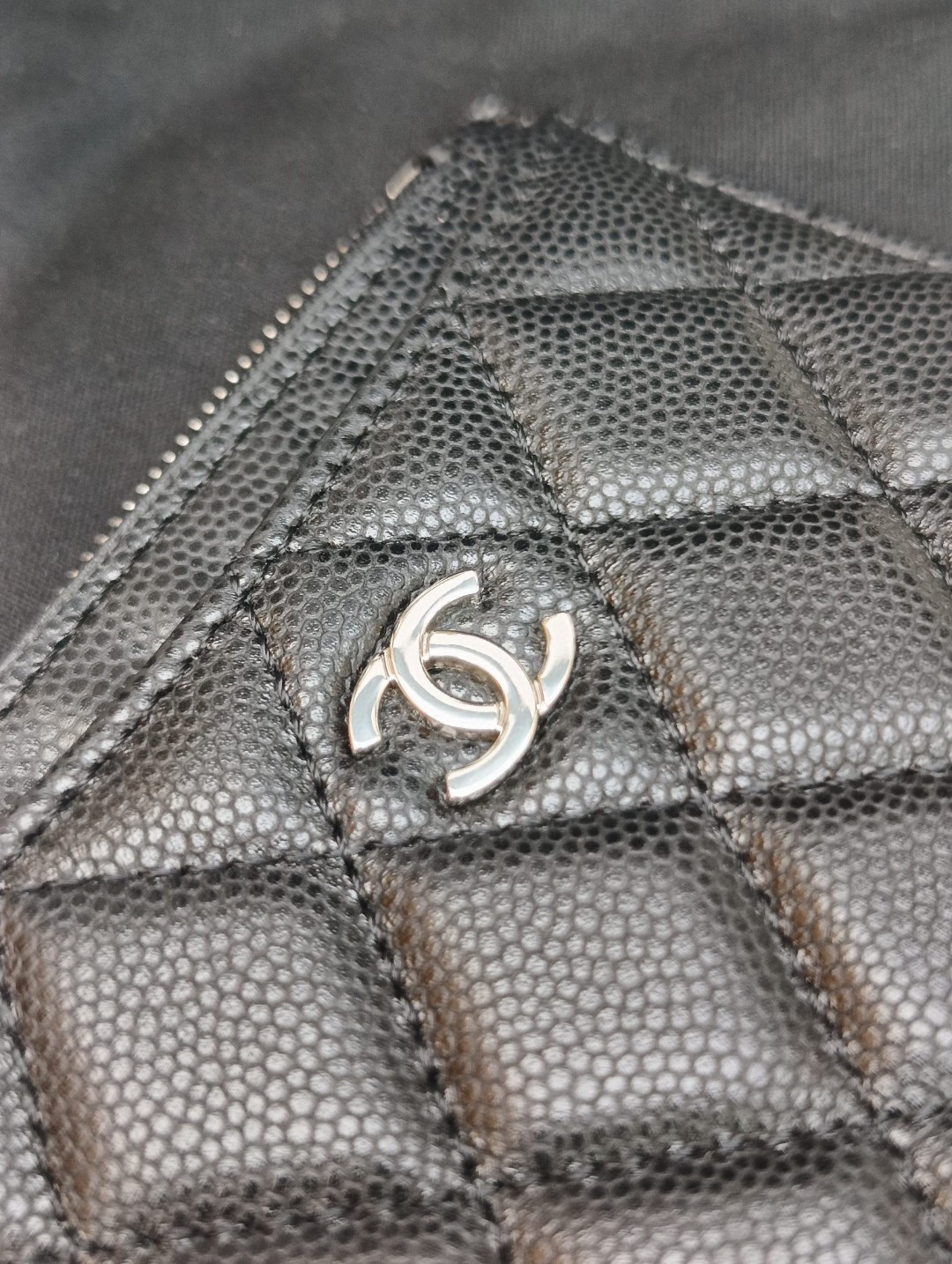 Ch*el card holder 9x11.5cm