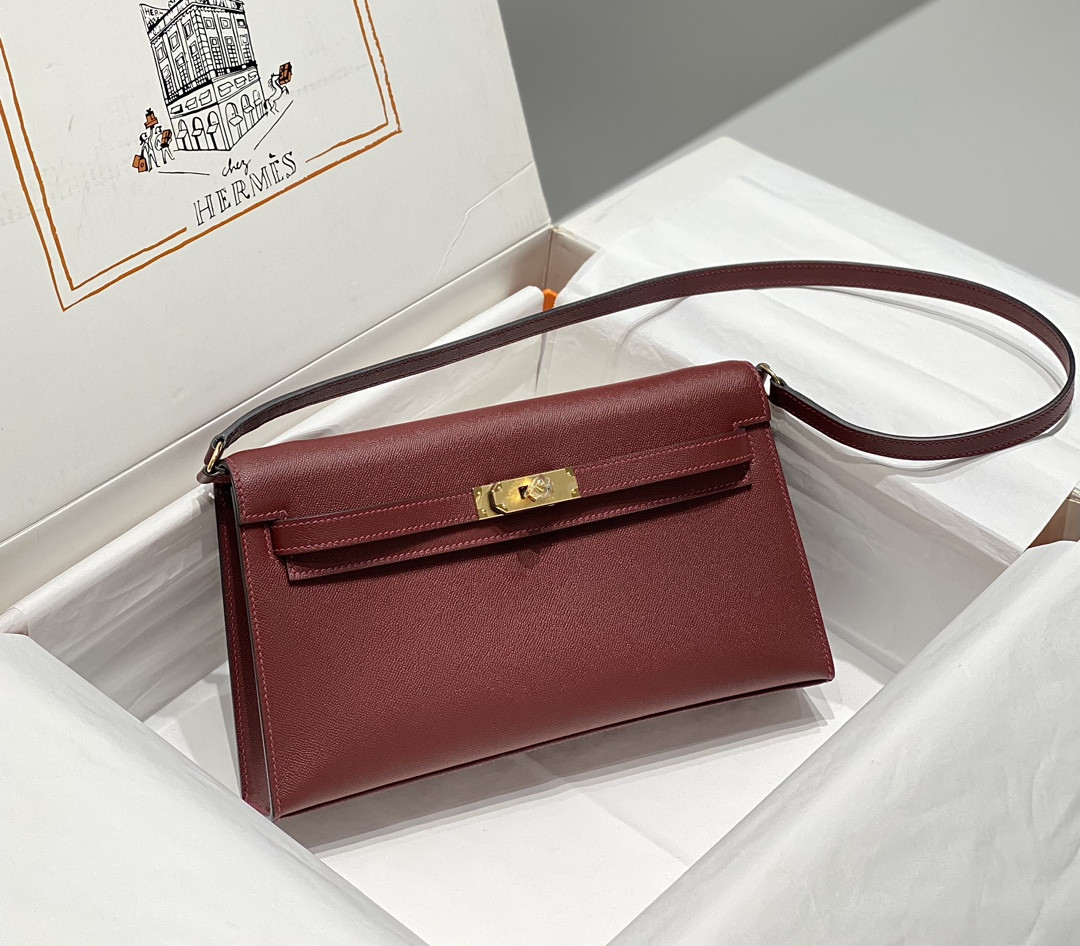 Hermès Kelly Elan Epsom16x27.8x4cm