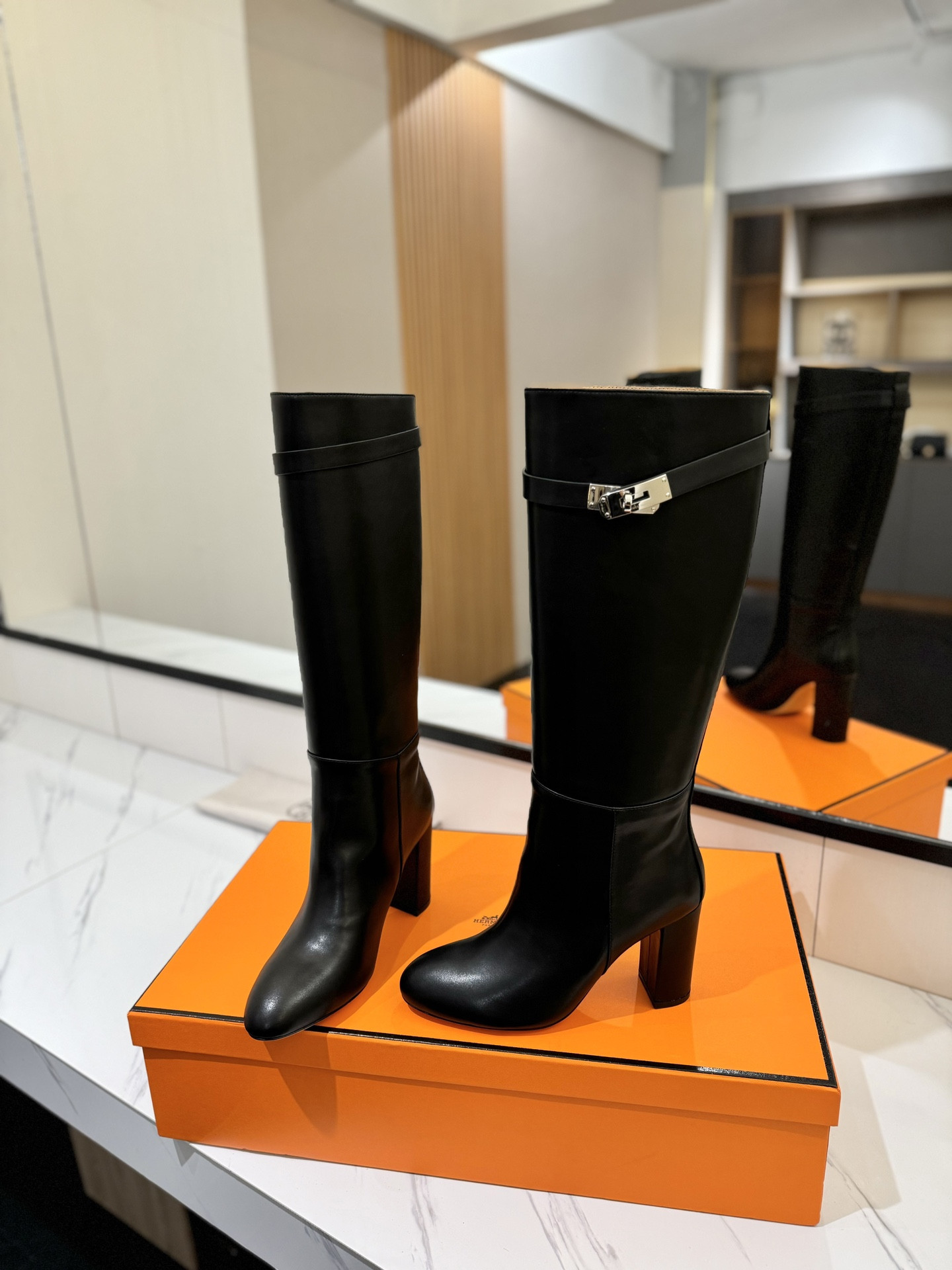 UA Hermès Jumping Boots (Heel height 8.5cm)