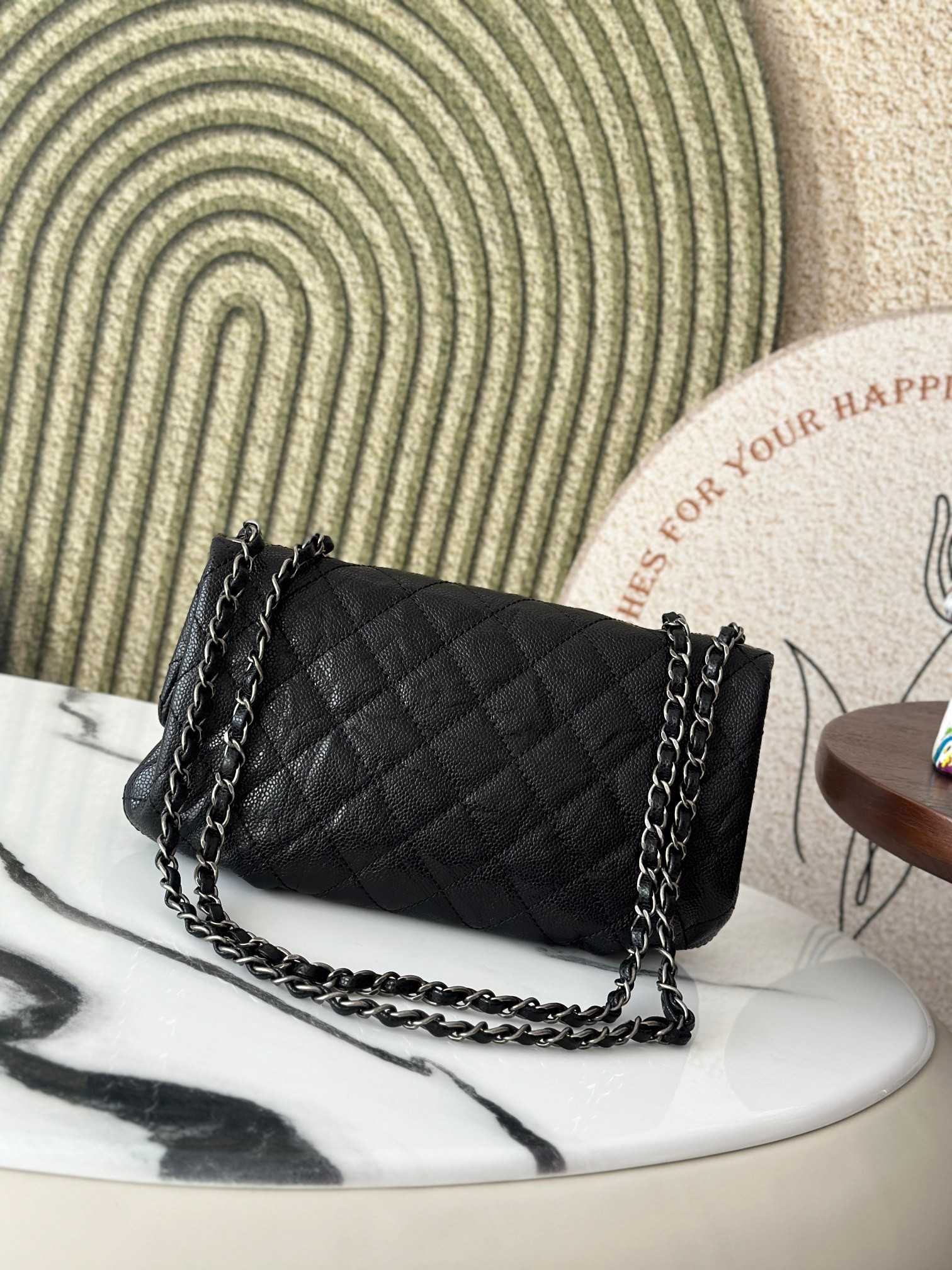 Chane Vintage Flap Cloud Bag 30x18x4cm