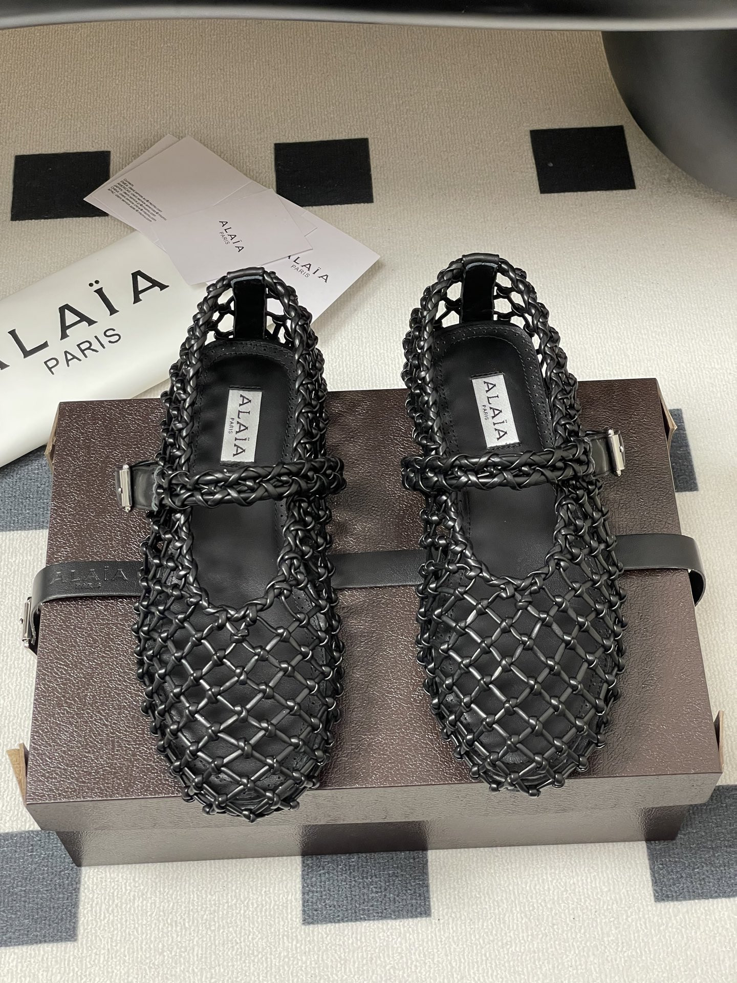UA Alaïa BRAIDED BALLET FLATS(Customized Size 7-10 days production time)
