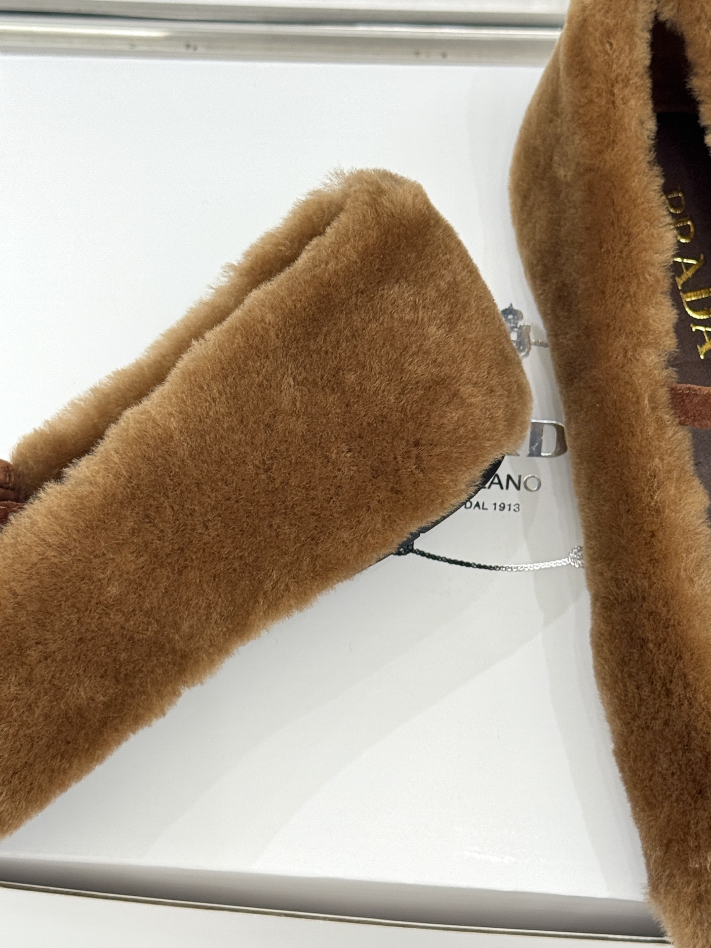 ua Pra*a shearling ballerinas